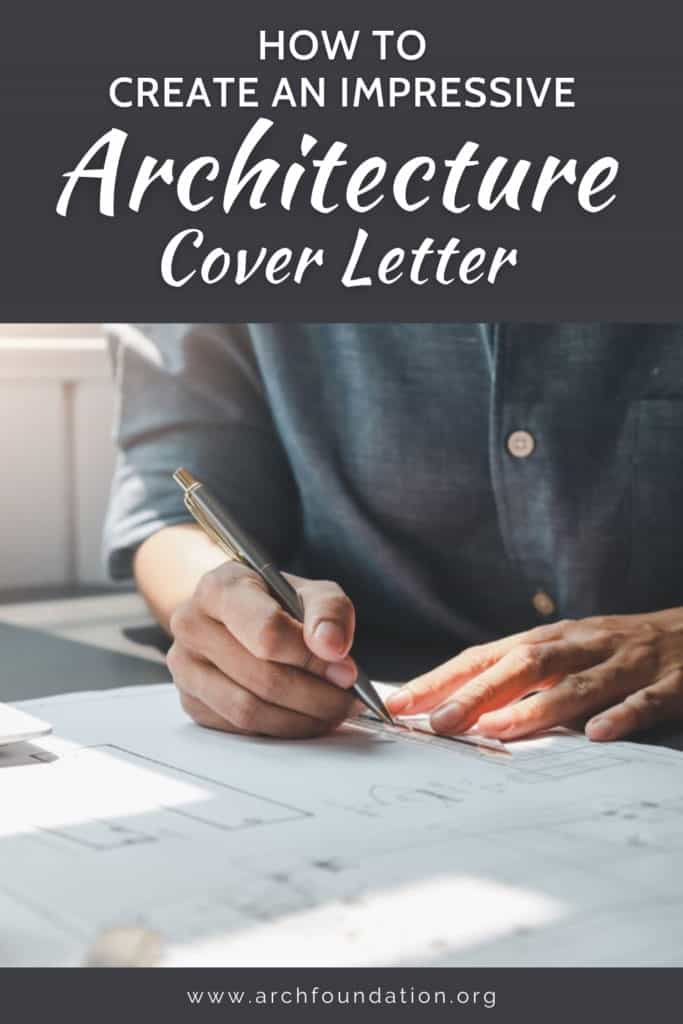 Architecture Cover Letter