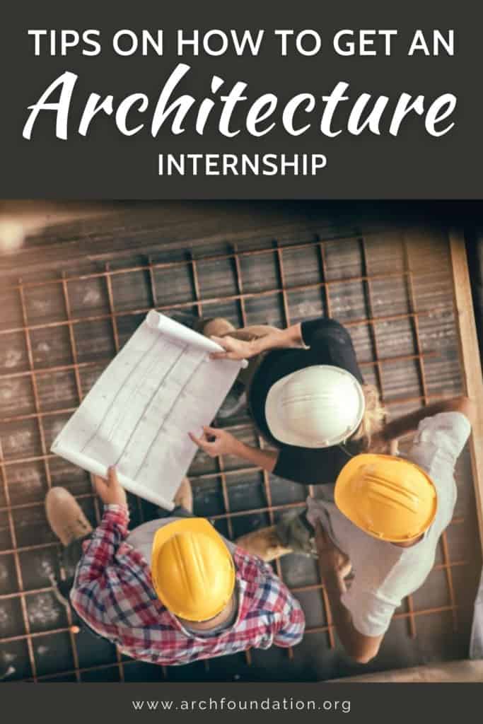 How To Get An Architecture Internship