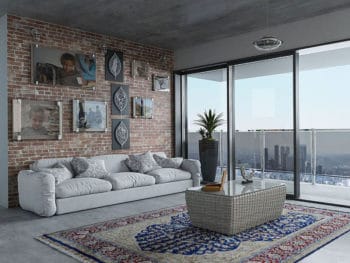 Cottage style in a skyscraper