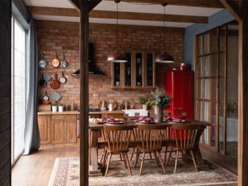 Red Bricks in the Kitchen