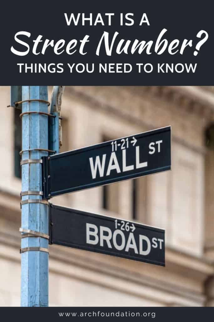 What Is A Street Number