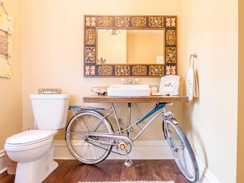 Bicycle Bathroom Vanity