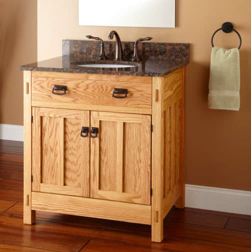 Mission Style Bathroom Vanity