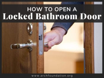 Open Locked Bathroom Door