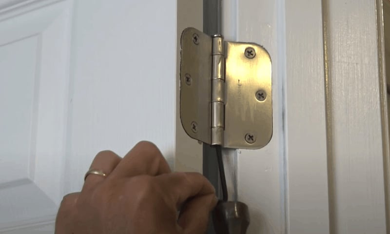 Remove The Door Hinge