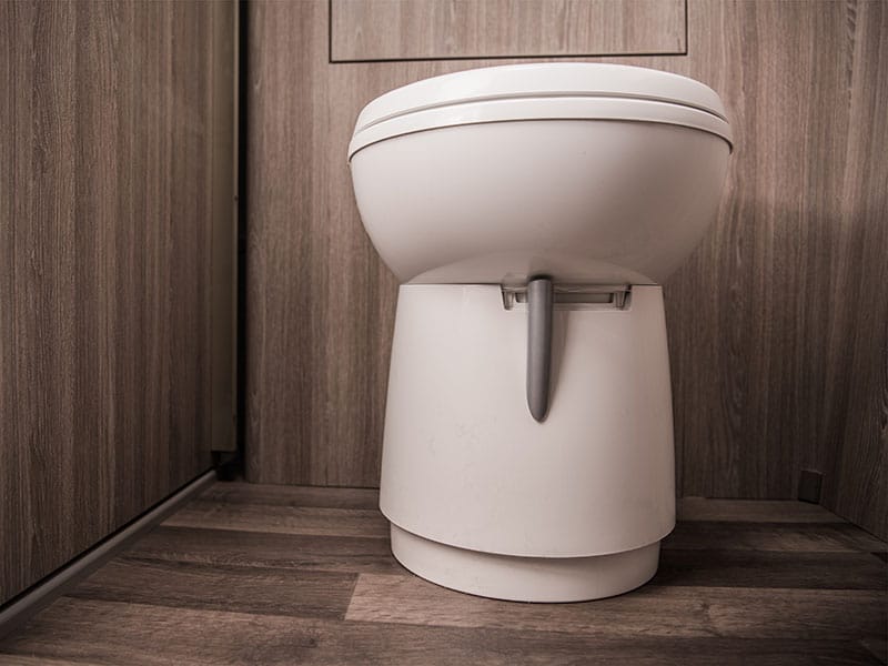 Toilet Tan Small Area