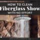 How To Clean Fiberglass Shower