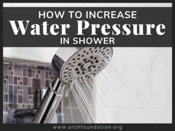 Increase Water Pressure In Shower