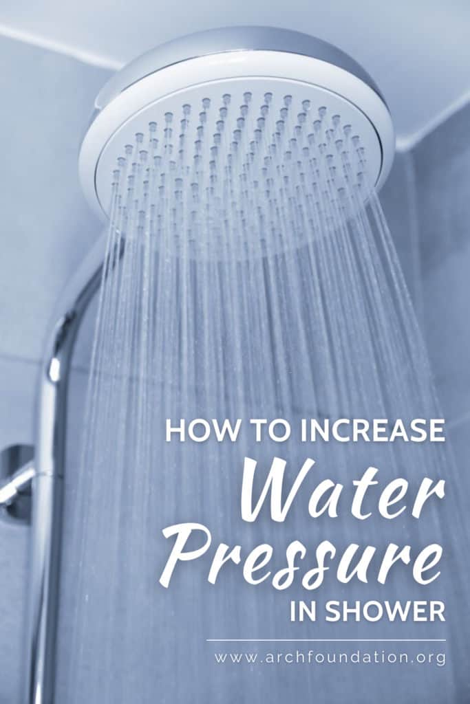 Increase Water Pressure In Shower