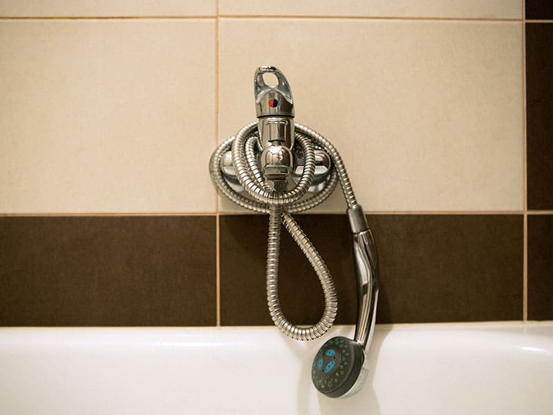 Shower Mixer Hose Twisted