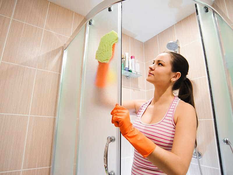 Cleaning Shower Door