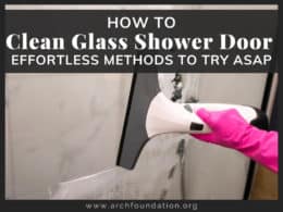 How To Clean Glass Shower Door