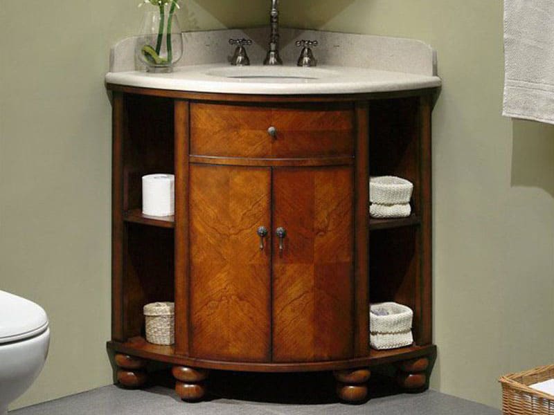 Antique Corner Vanity
