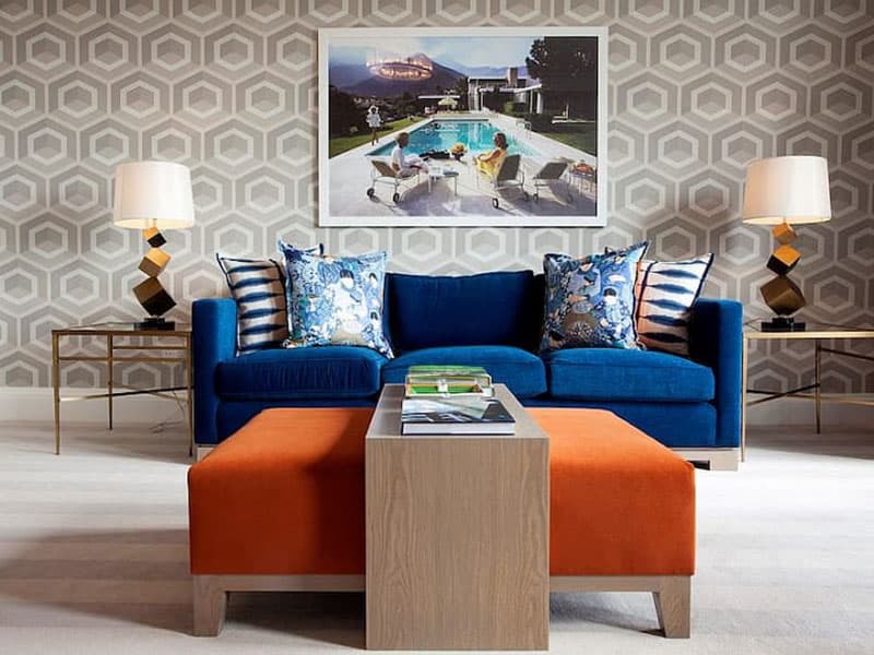 Contrasting Colors Like Blue And Orange