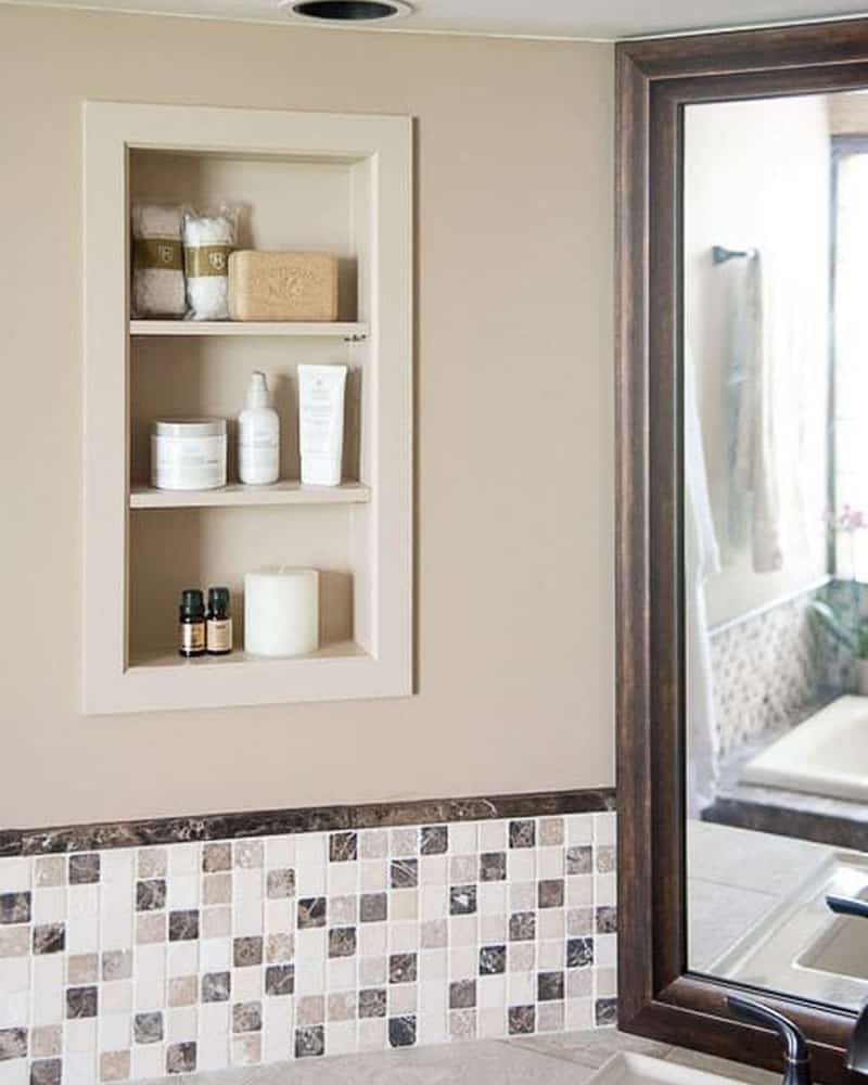 Diy Bathroom Renovation Shelves