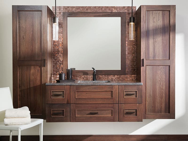 Double Closet Floating Vanity
