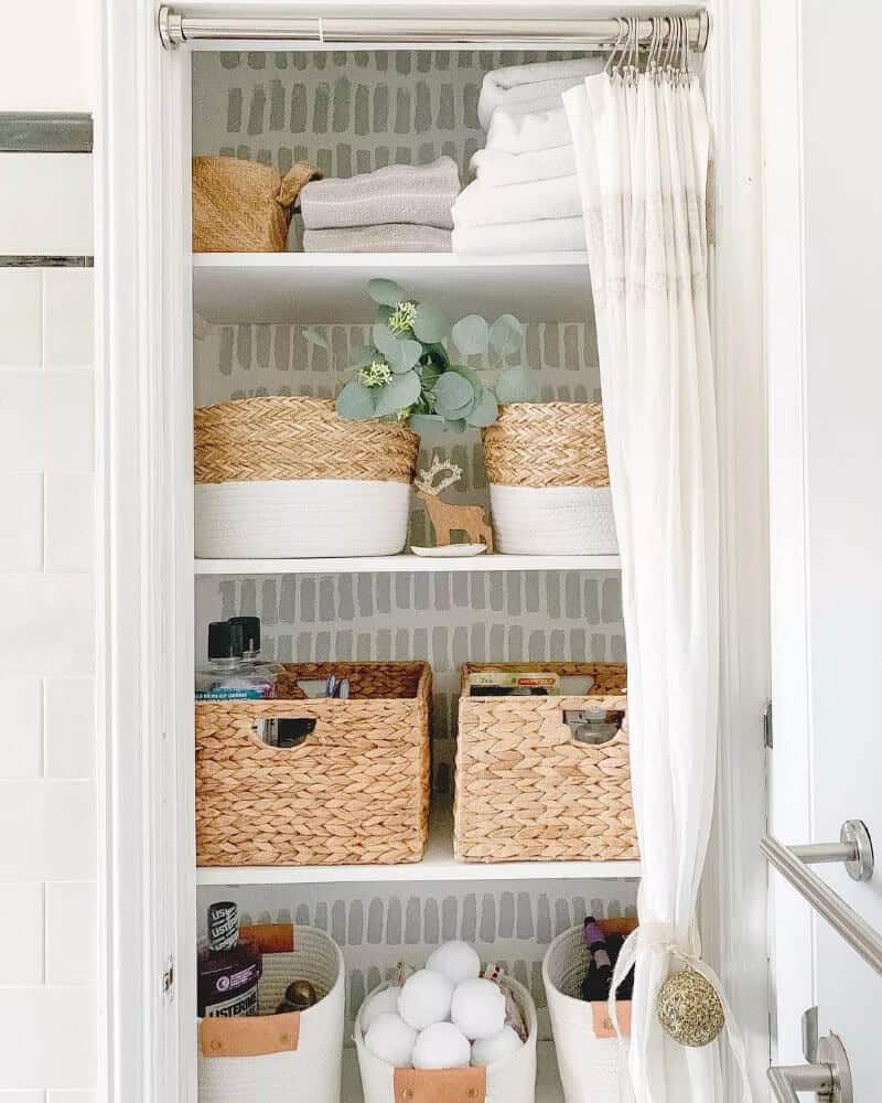 Draperies Linen Closet