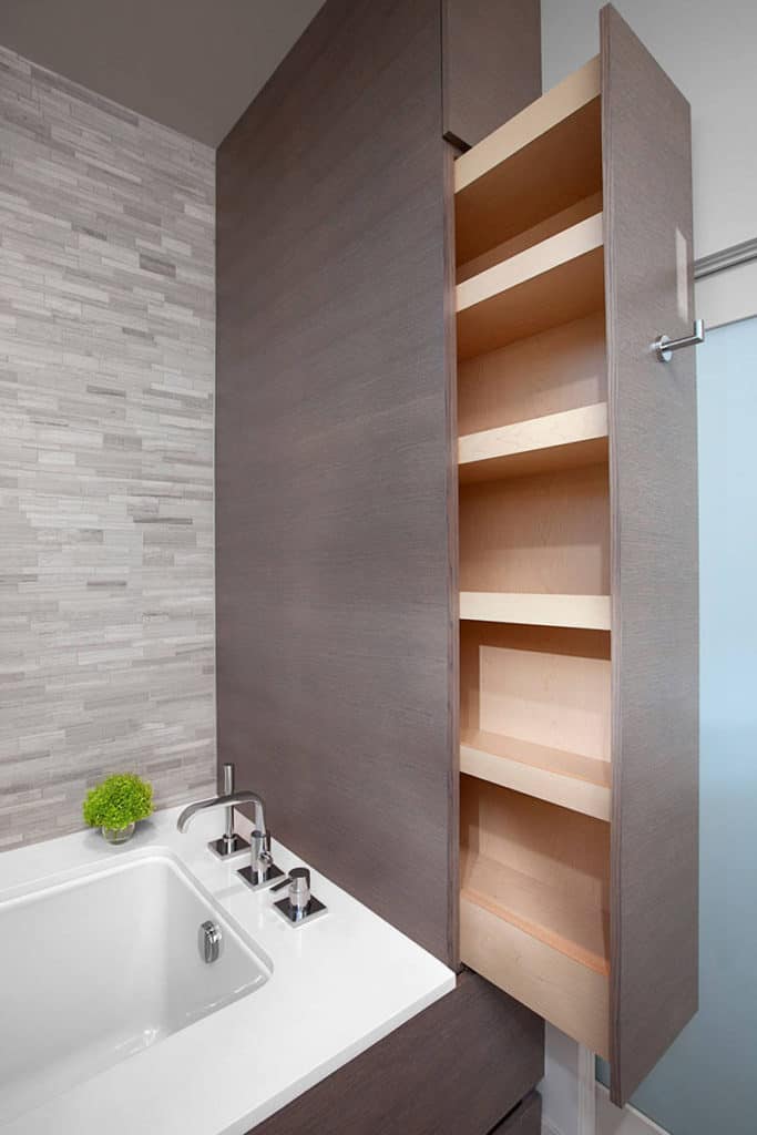 Hidden Sliding Cabinet