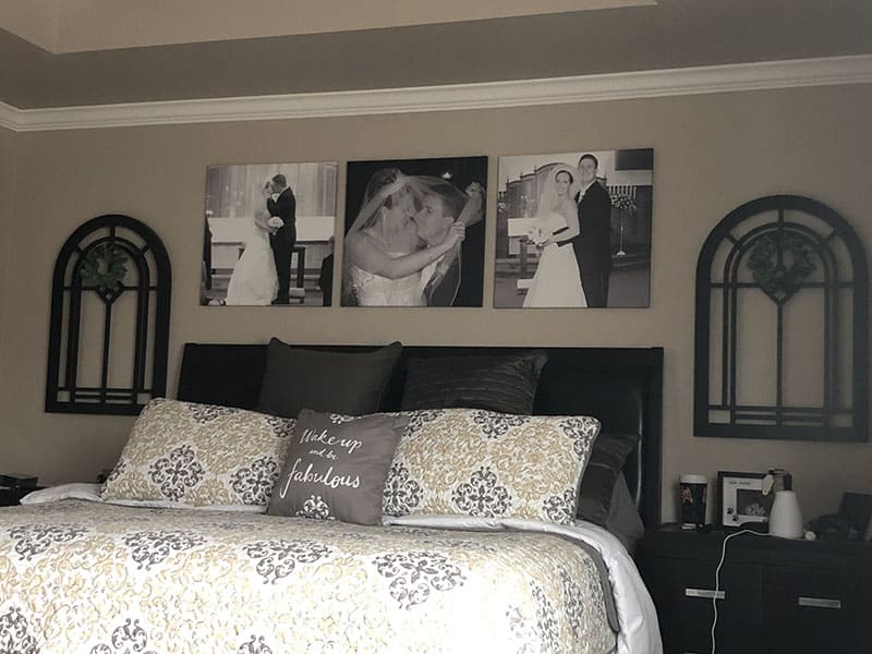Large Framed Wedding Pictures