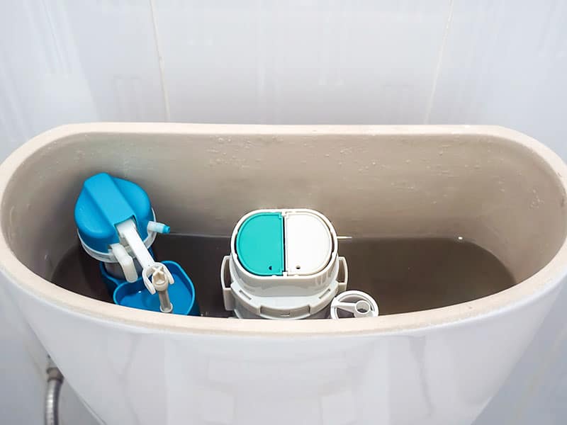 Open Toilet Tankrepair Tank