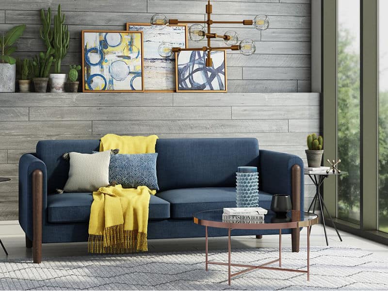 Some Blue To The Decor