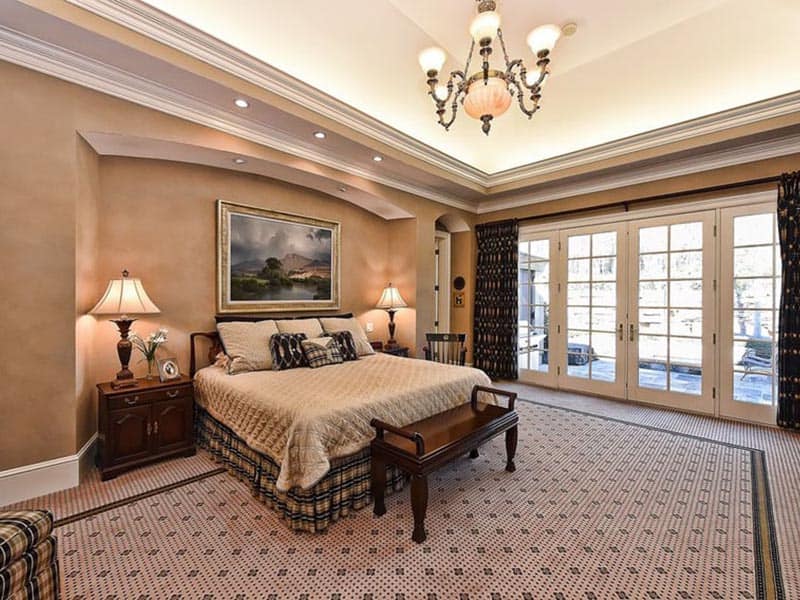 Traditional Tan Bedroom