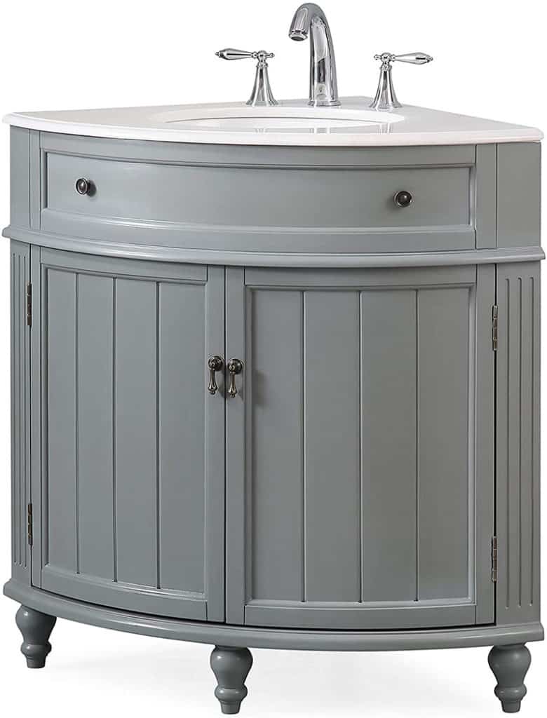 Vintage Corner Vanity