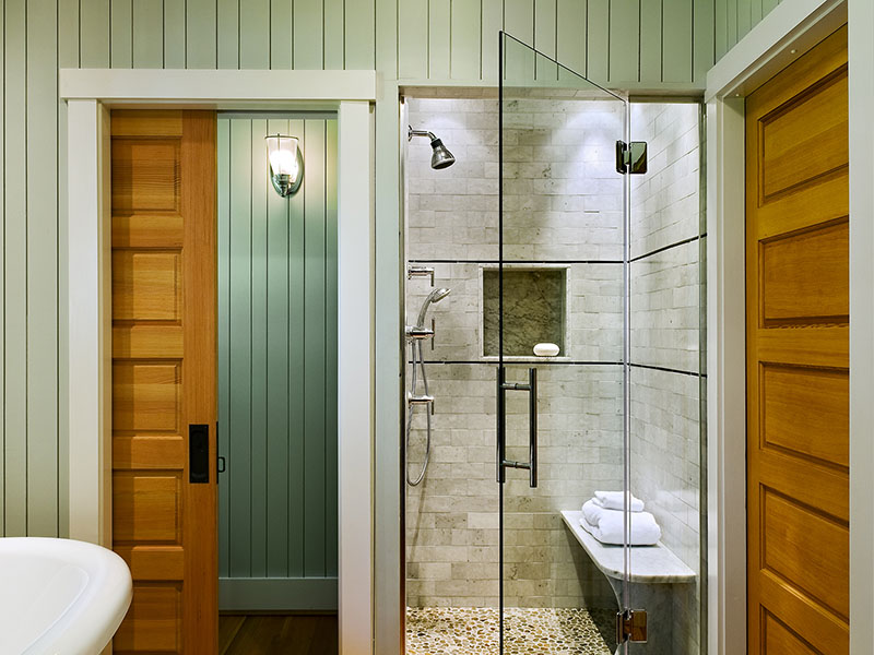 5-Panel Wooden Door