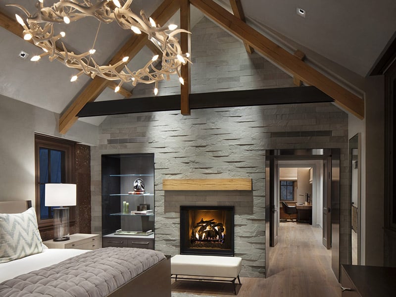 A Masculine Cabin Bedroom