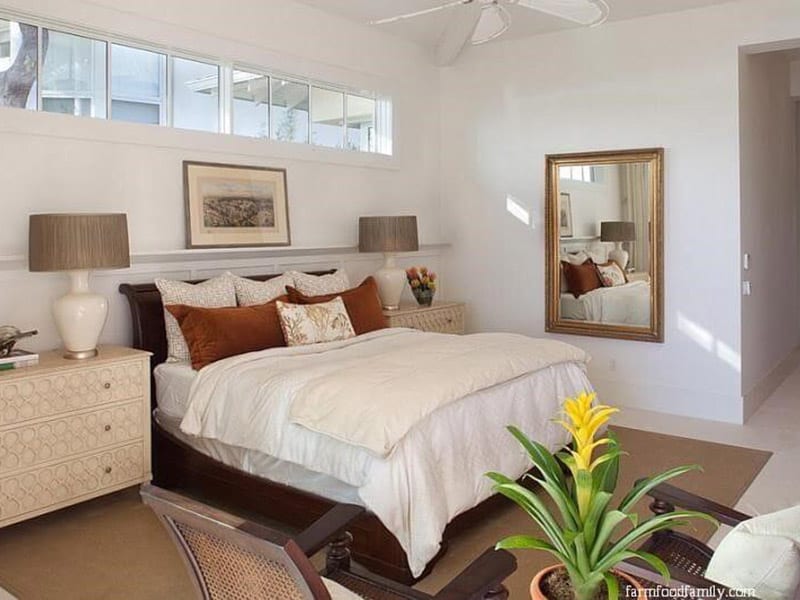 A Vivid Basement Bedroom