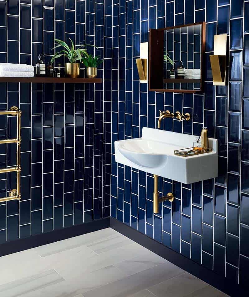 All Dark Blue Tiles