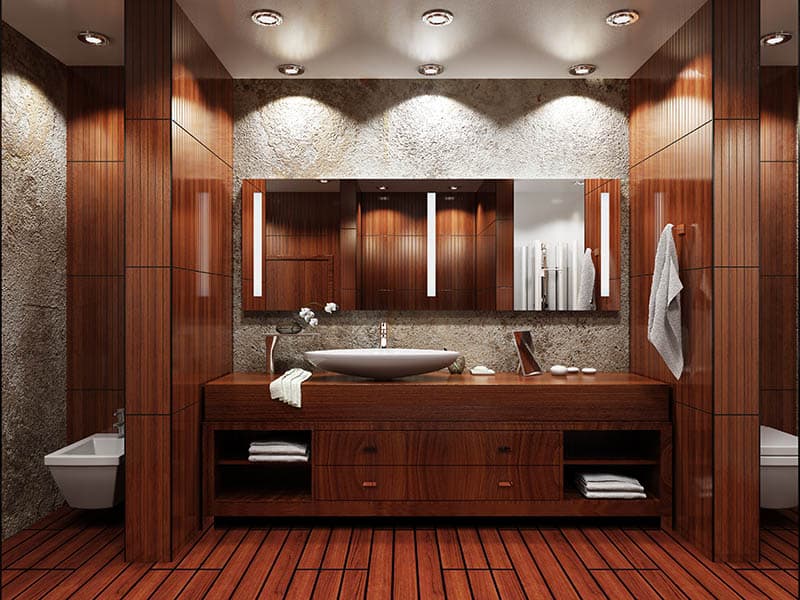 Architectural Design Assembling Brown Color
