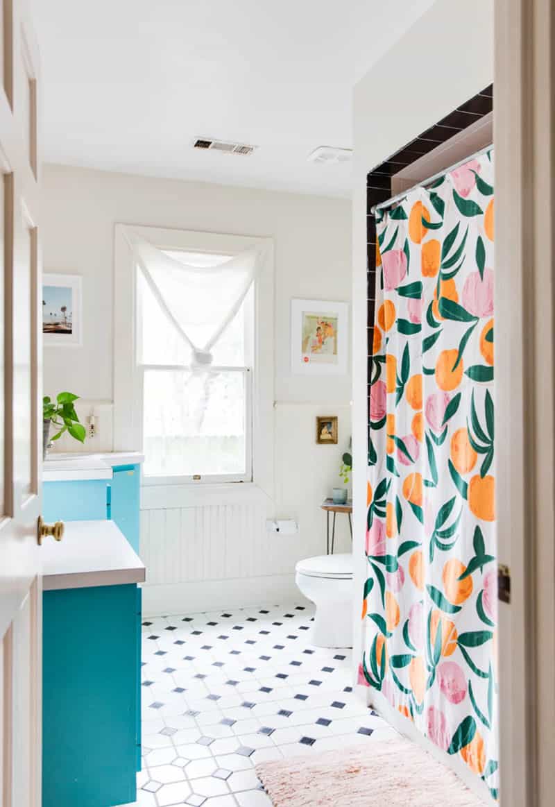 Bathroom With Rustic White Beadboard