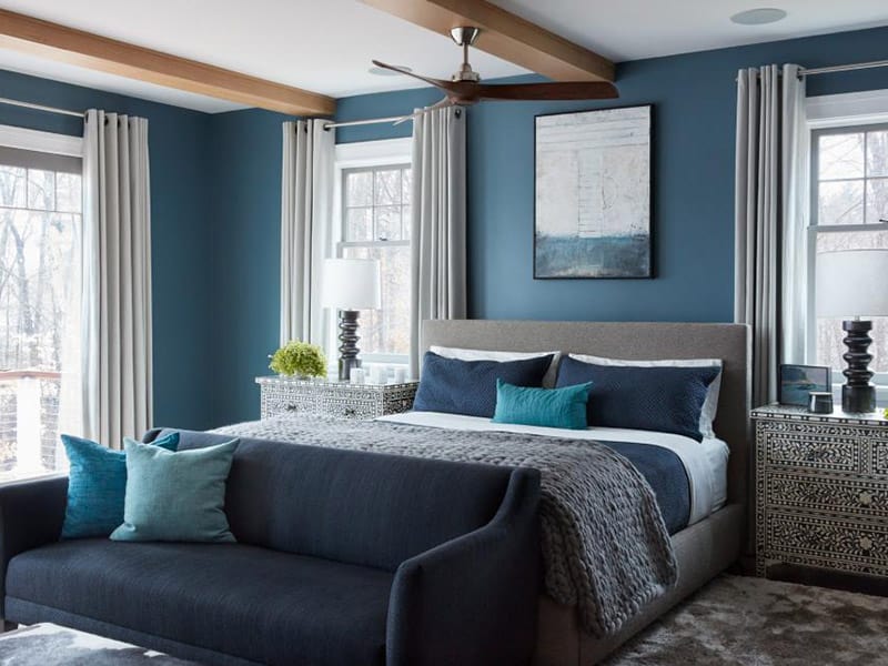 Beach Style Master Bedroom 