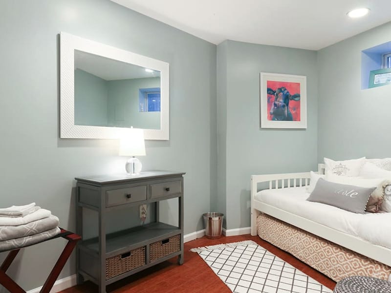 Bedroom With Gray