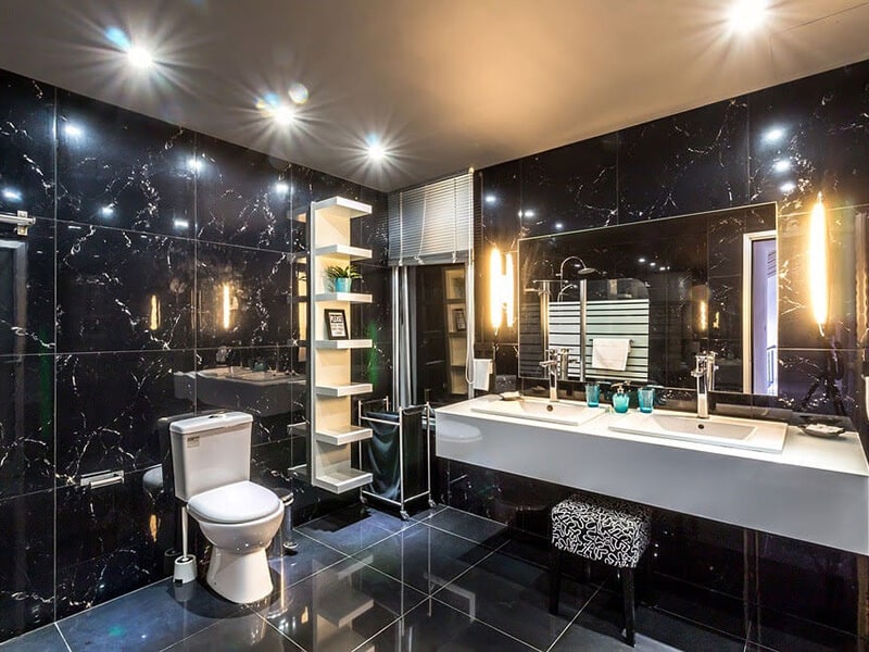 Black Quartz Walls
