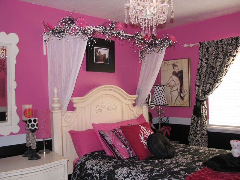 Black White And Pink