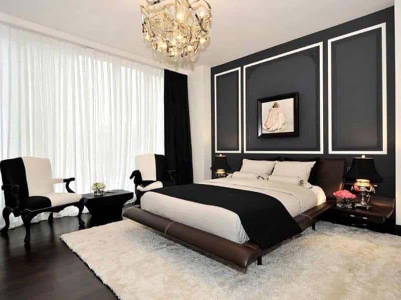 Black White Bedroom