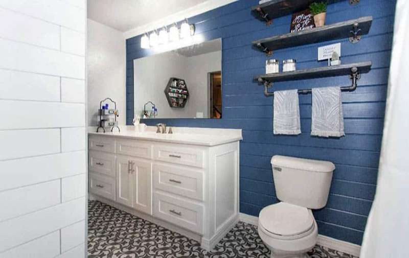 Blue Shiplap