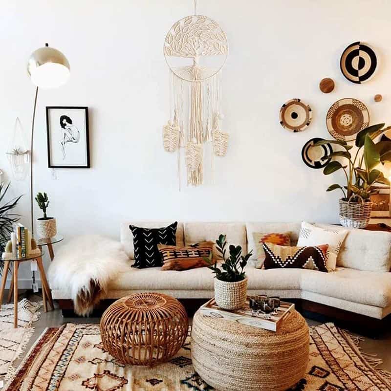 Bohemian Moon Phase Mirror Set