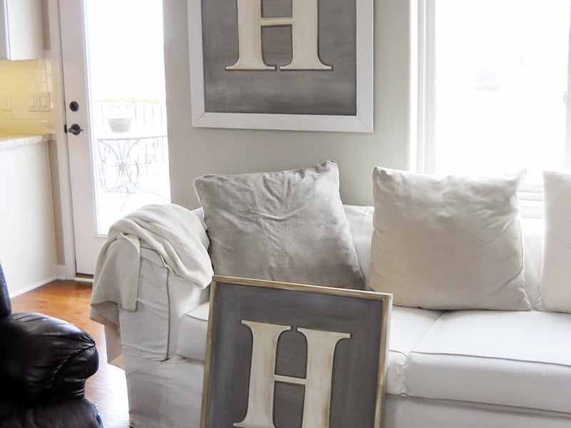 Bold Initial Letters Art