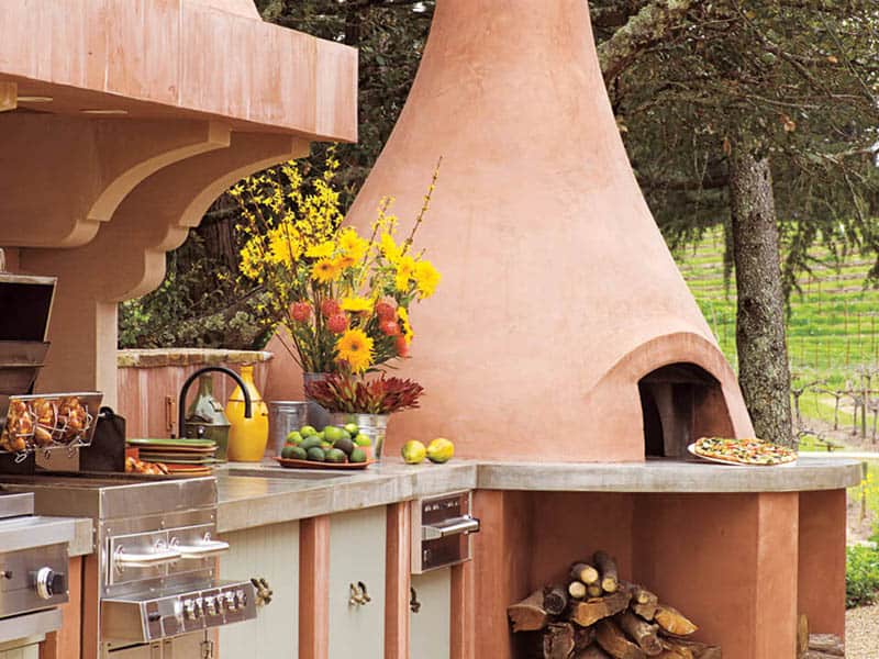 Clay Pizza Oven