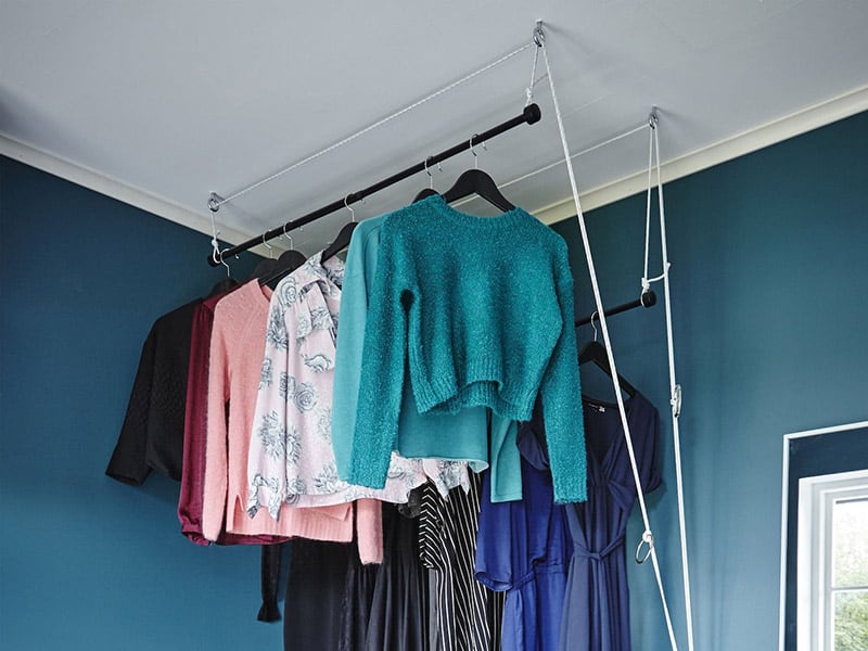 Clever Clothing Rack  