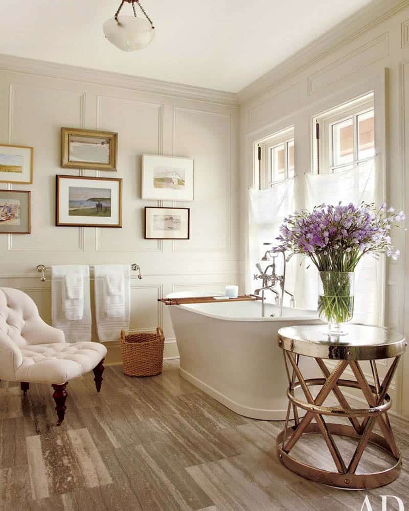 Contemporary Warm White Ceiling