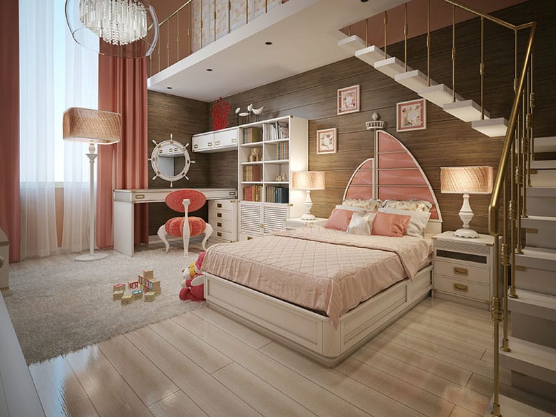 Coral And Beige 