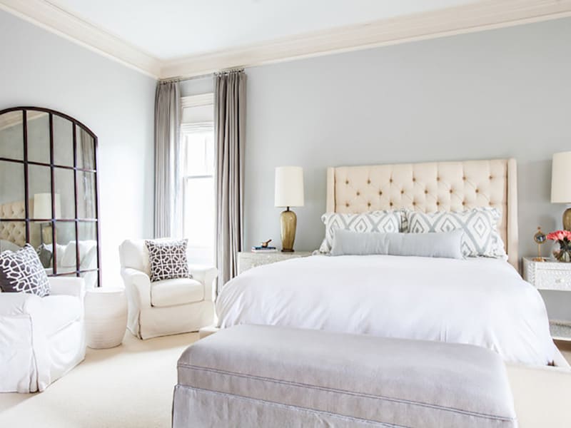 Cream And Pale Blue