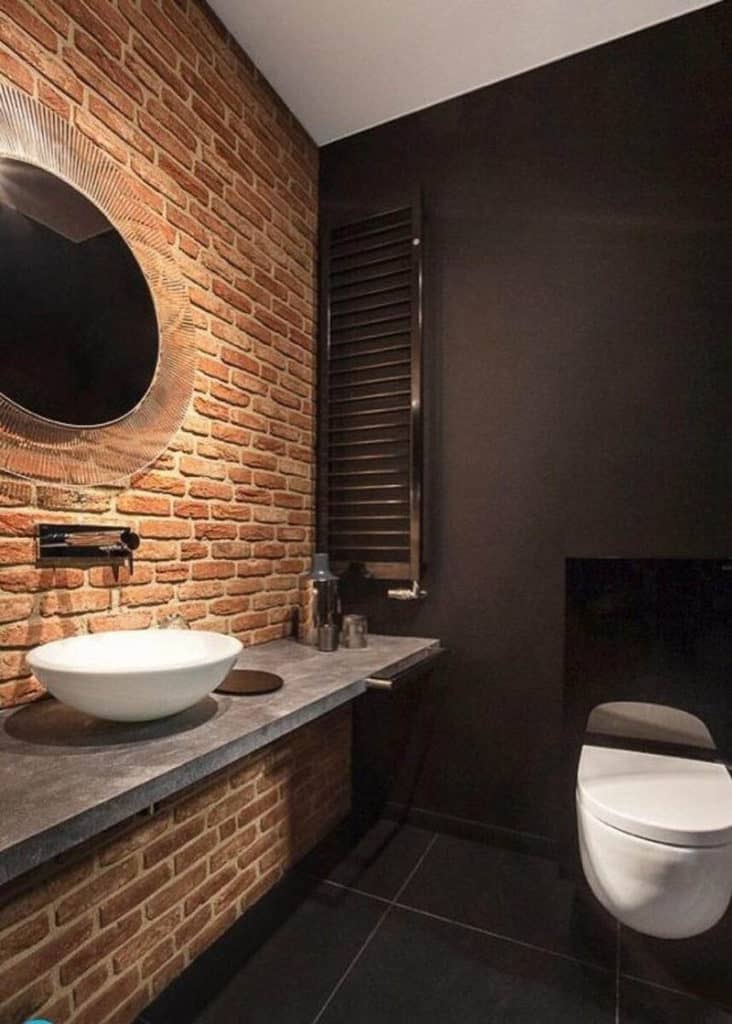 Dark Countertop With A Country Vibe