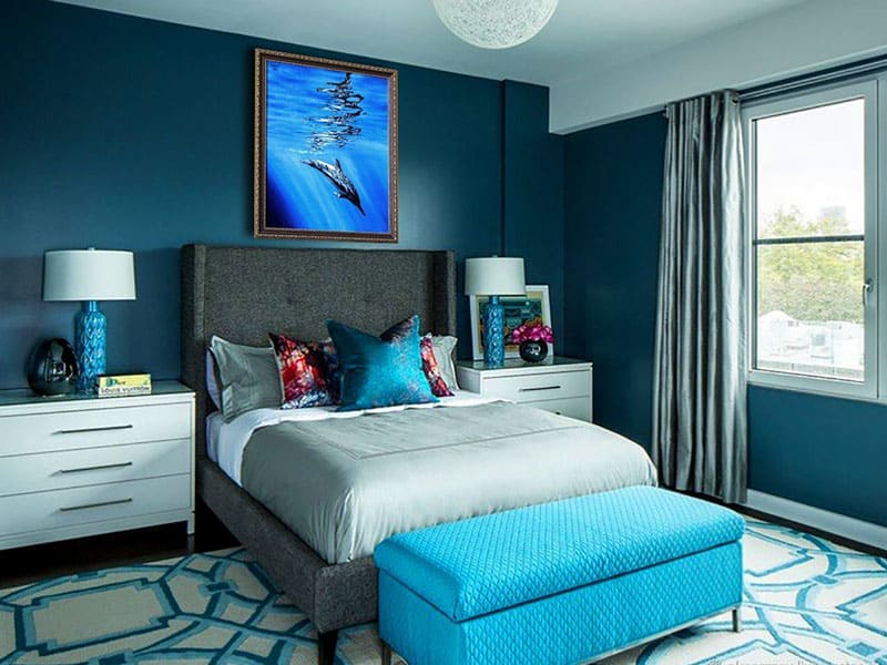 Dark Grey Bed