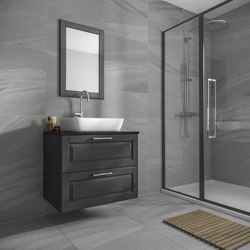 Dark Grey Tiles