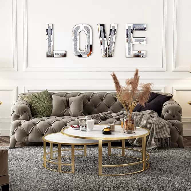 Decorative Mirrored Sign